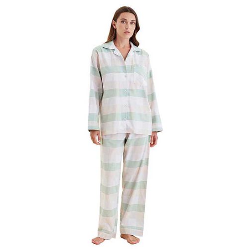 Papinelle Organic Cotton Plaid Full Length Pj